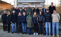 group photo of visitors